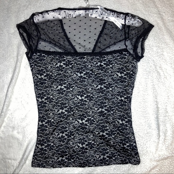 Black Lace women’s top size large - Picture 2 of 5